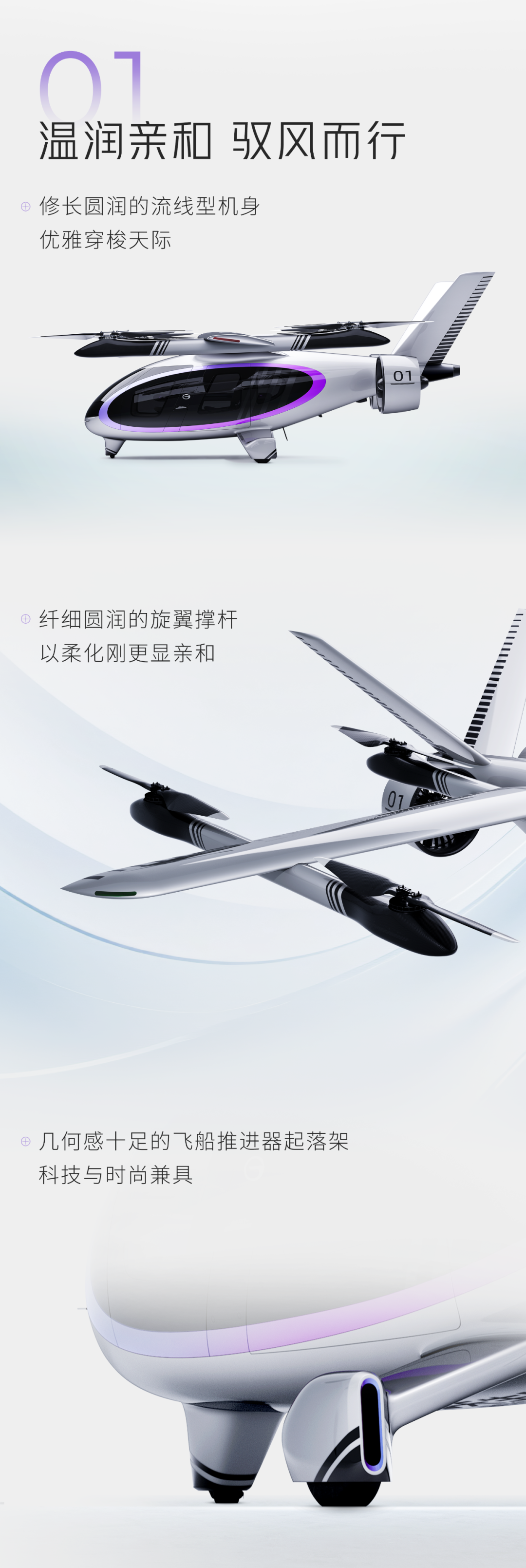 解码GOVY AirJet,以未来视角诠释低空出行艺术(图2) 一图读懂广汽GOVY AirJet飞行汽车设计语言(图2)