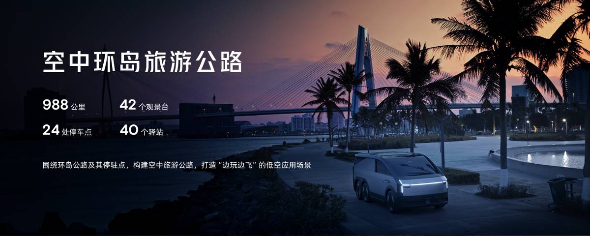 小鹏汇天与海南联合打造“空中环岛旅游公路” ，开启海南“全岛可飞”时代(图7)
