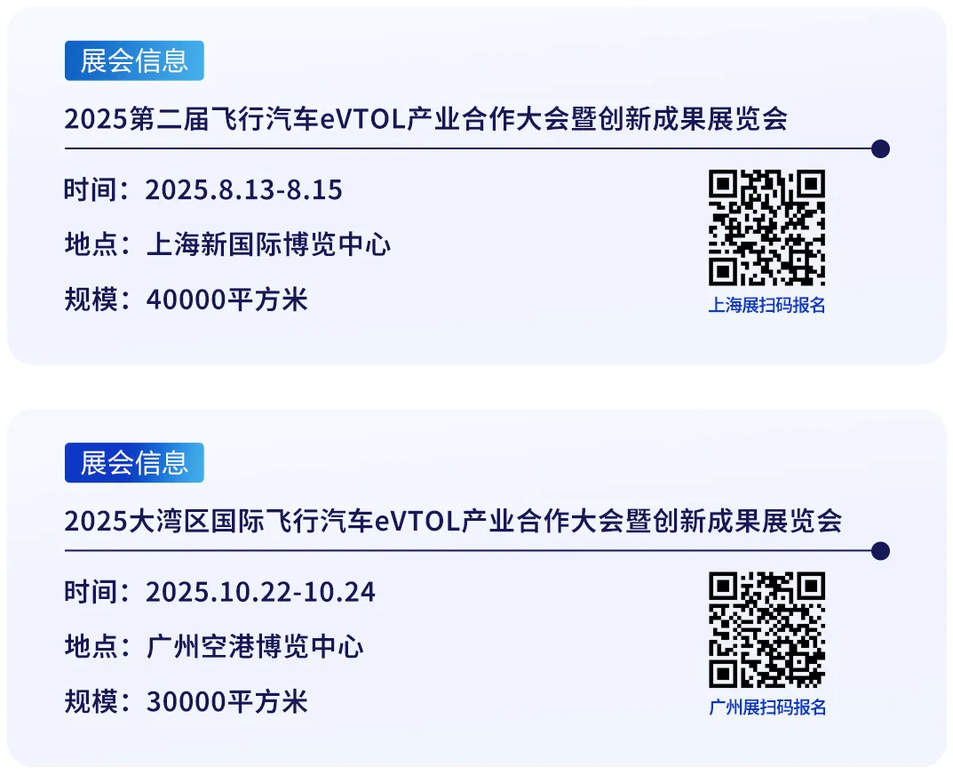 【上海/广州】2025 LAE SHOW 双城联动,解锁eVTOL产业链新机遇(图2) 【上海/广州】2025 LAE SHOW 双城联动,解锁eVTOL产业链新机遇(图2)
