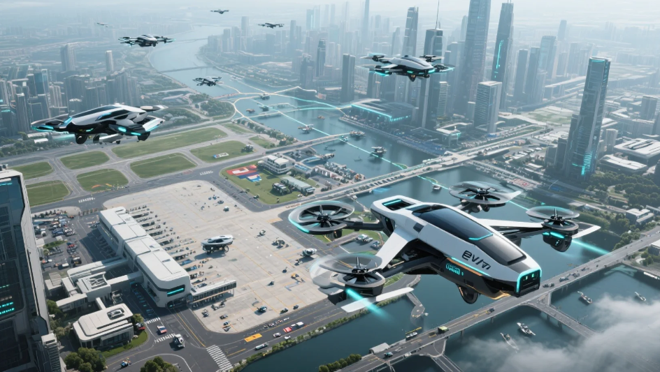 低空经济“新基建”！中国如何用飞行汽车撬动万亿级智慧城市？(图4)