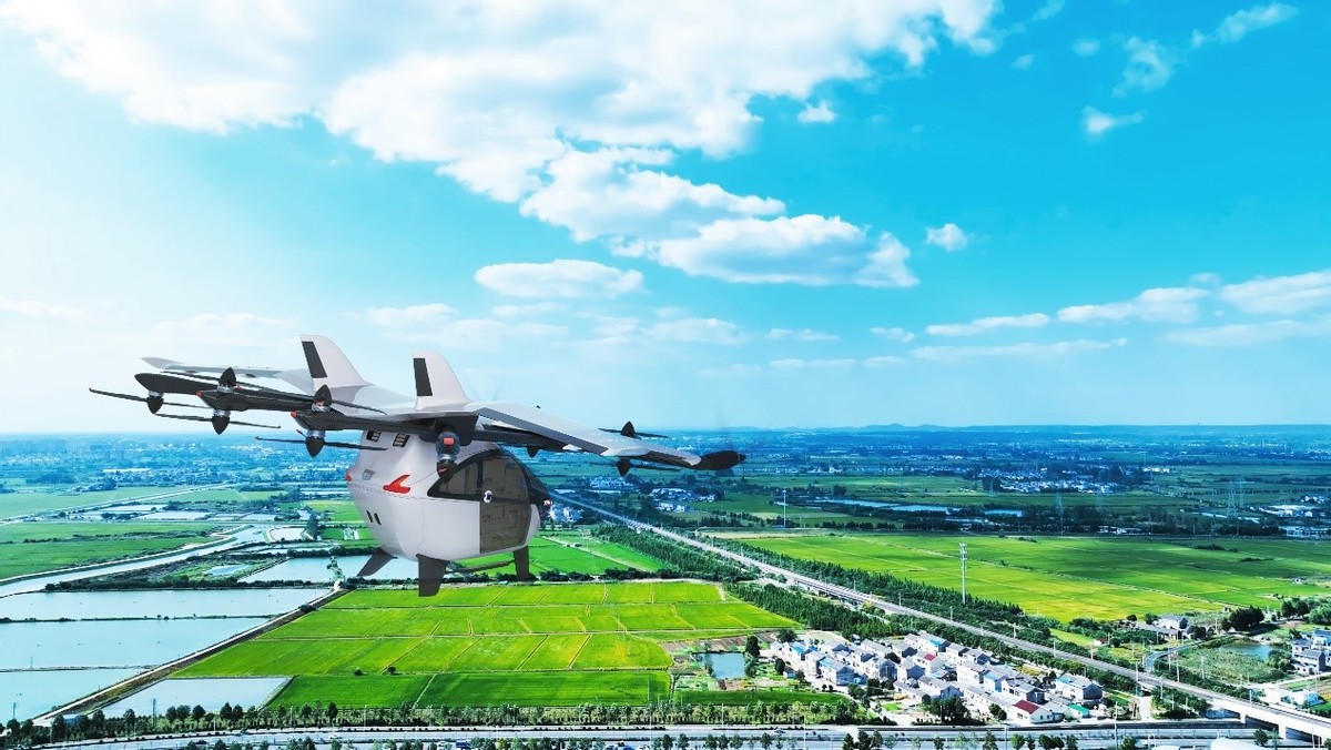 油电混动eVTOL星汉一号HW450H，开启低空经济新时代！(图1)