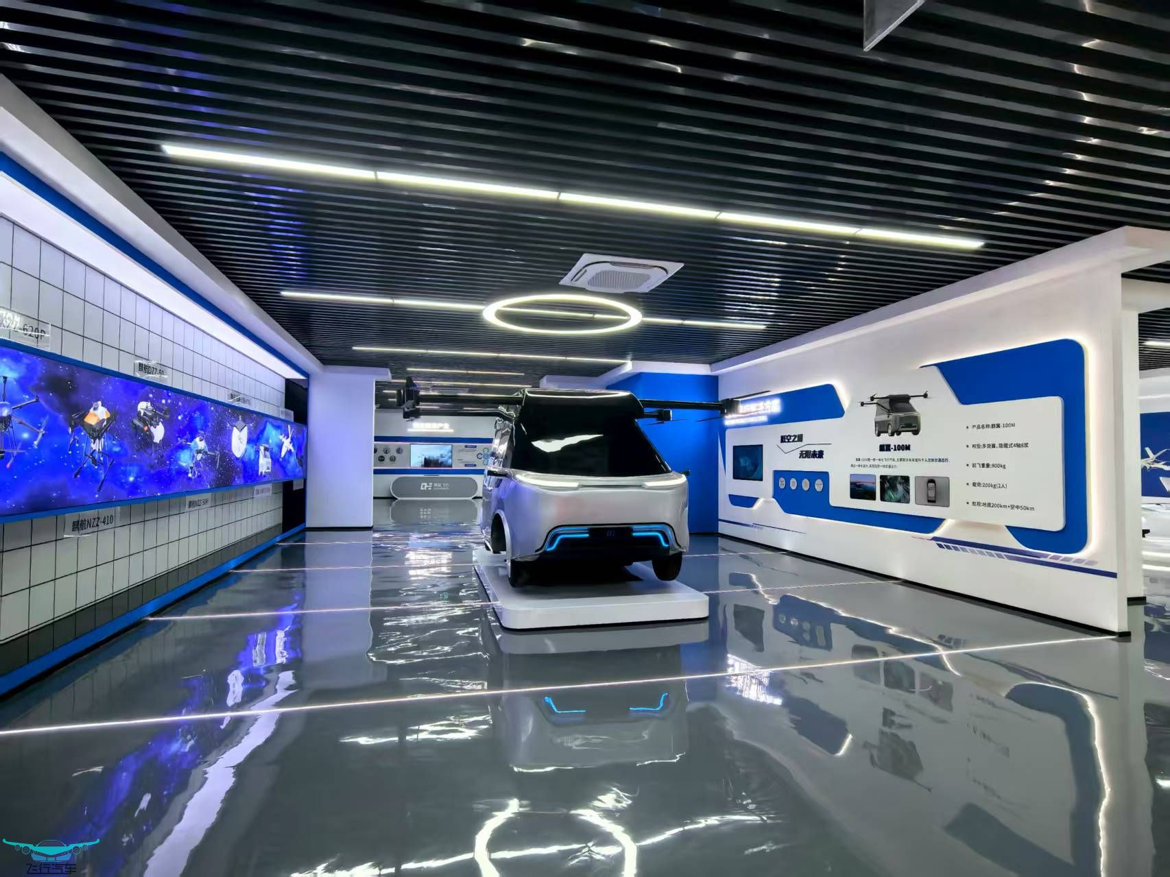 麒翼100M陆空一体式飞行汽车，计划于11月进行首次飞行测试(图3)