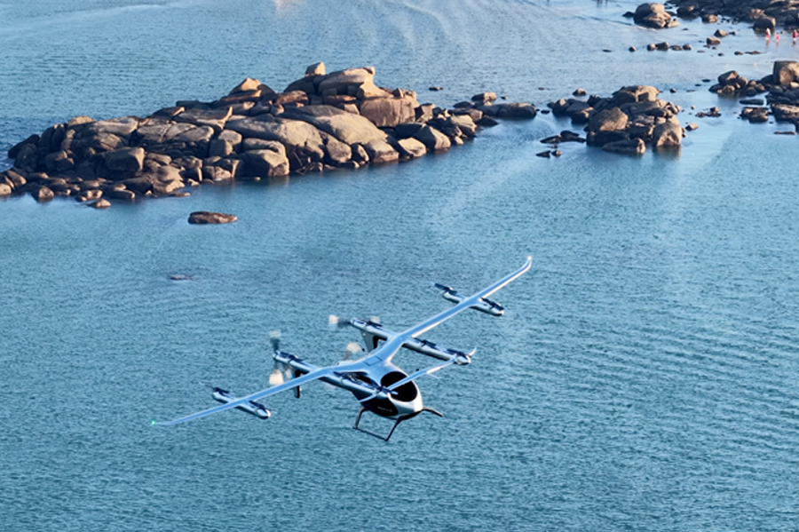 峰飞航空V2000CG凯瑞鸥在平潭完成抗风测试，低空物流新突破(图1)