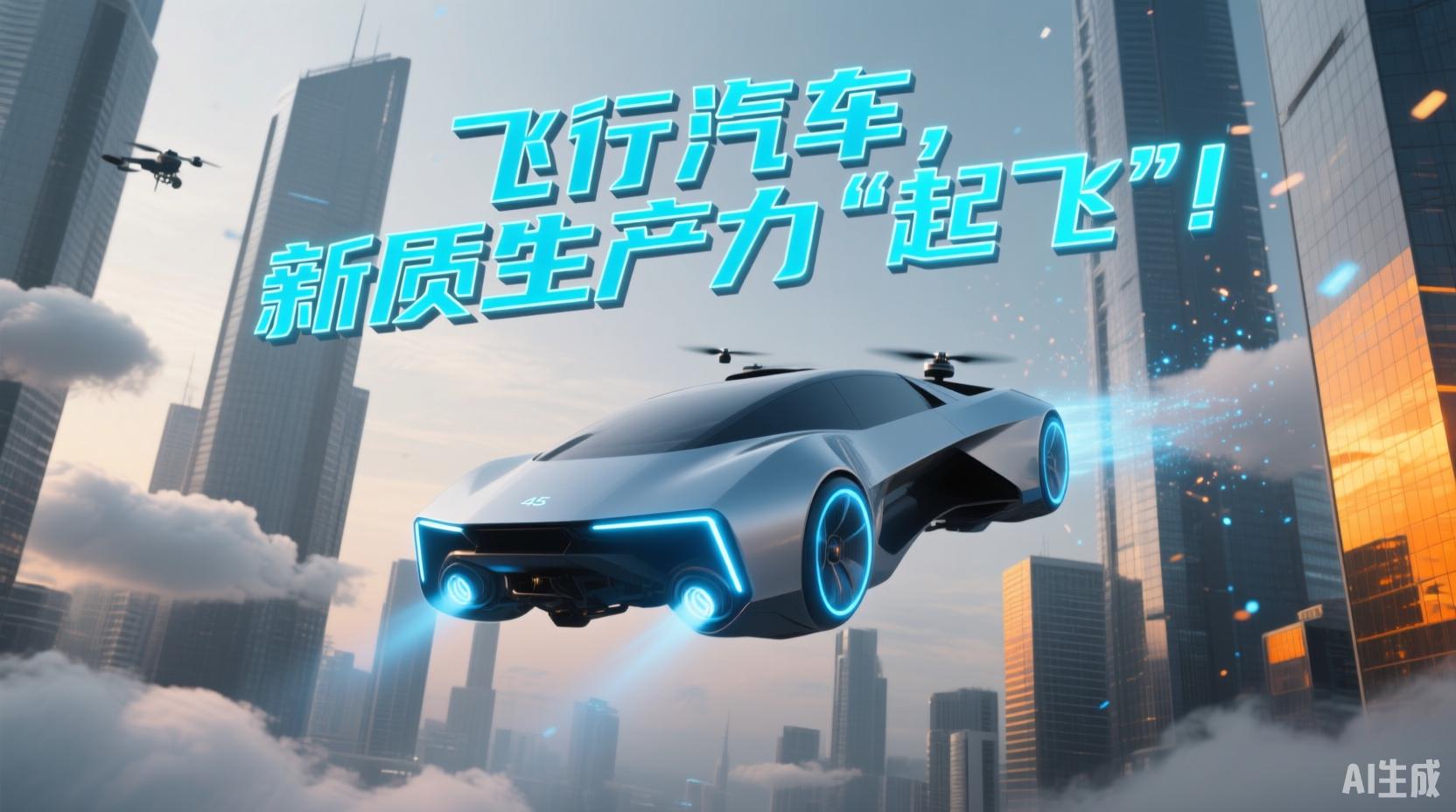 飞行汽车，新质生产力“起飞”！(图1)