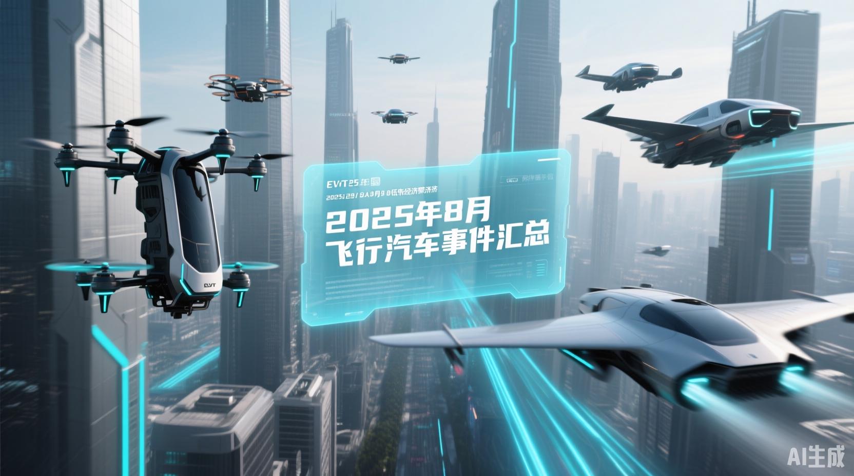 2025年8月飞行汽车事件汇总(图1)