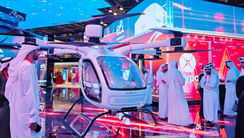 广汽高域携双旗舰飞行汽车亮相GITEX 2025，中国低空新质生产力惊艳中东