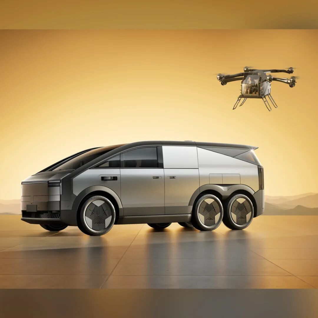 第十届中国设计智造大奖，小鹏汇天“陆地航母”分体式飞行汽车获产业装备-金奖！(图1)