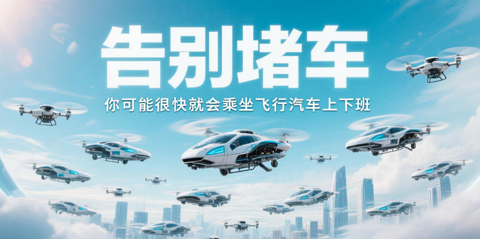 告别堵车？你可能很快就会乘坐飞行汽车上下班(图1)