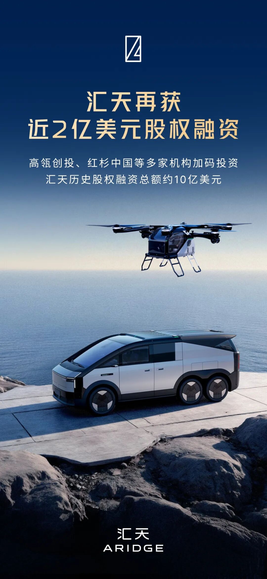重磅！小鹏汇天完成近2亿美元融资，飞行汽车量产在即(图1)